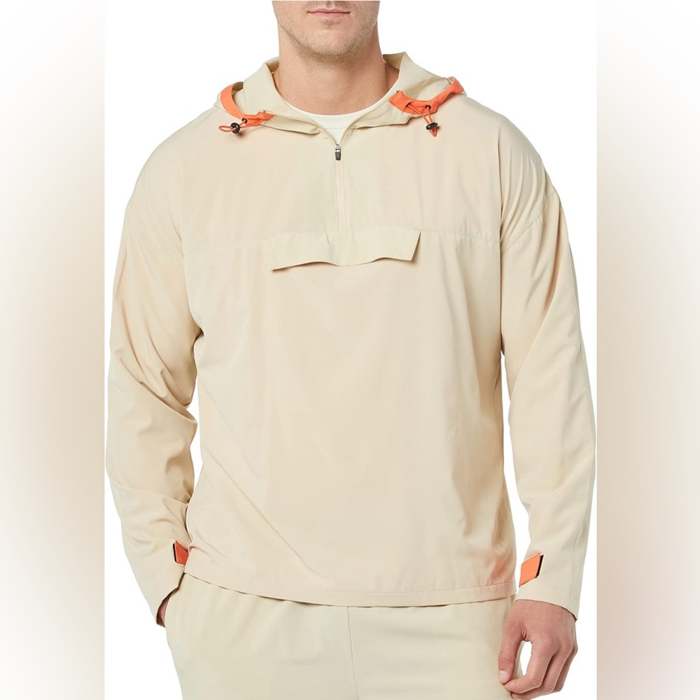 Amazon Essentials Men's Stretch Woven Colorblock Jacket